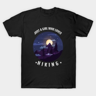 just a girl who loves hiking T-Shirt